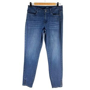 Women's Blue Ankle Crop Jeans